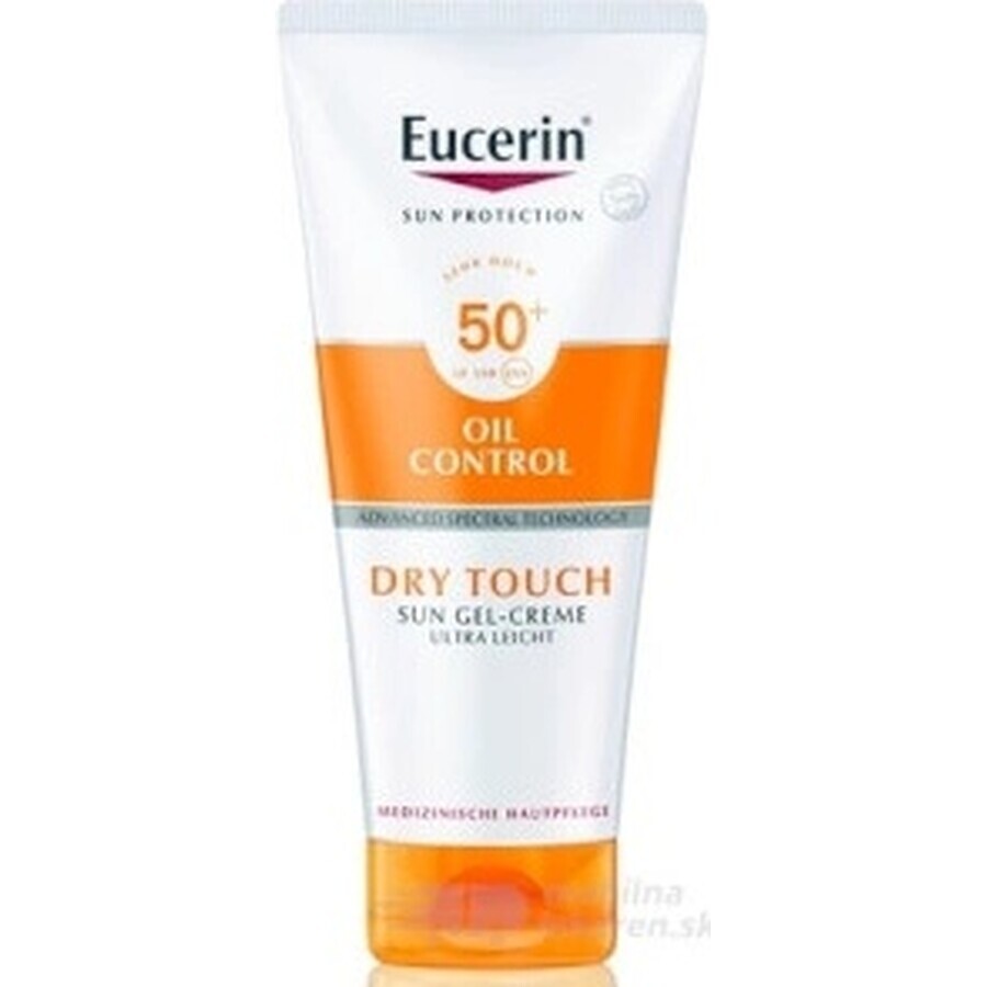 Eucerin SUN OIL CONTROL DRY TOUCH FPS 50+ 1×200 ml 1×200 ml gel-crema de protección solar