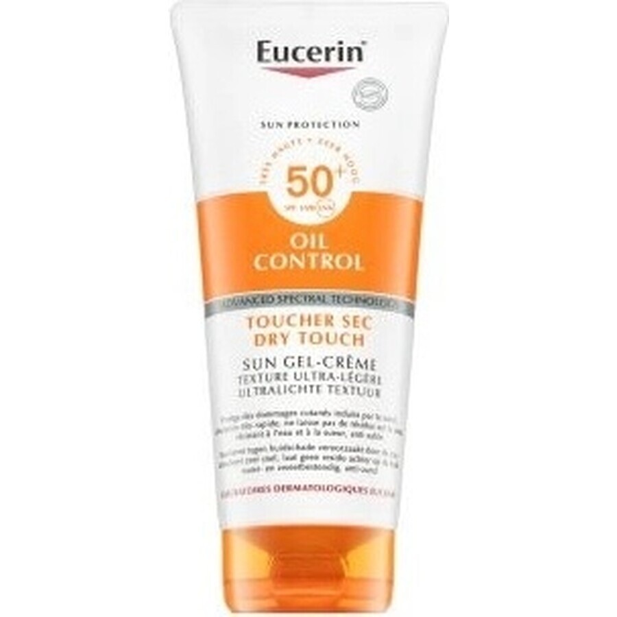 Eucerin SUN OIL CONTROL DRY TOUCH FPS 50+ 1×200 ml 1×200 ml gel-crema de protección solar