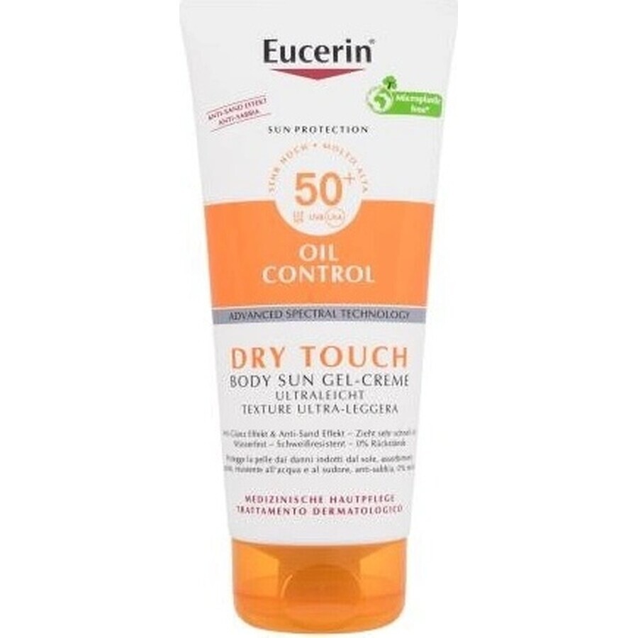 Eucerin SUN OIL CONTROL DRY TOUCH FPS 50+ 1×200 ml 1×200 ml gel-crema de protección solar