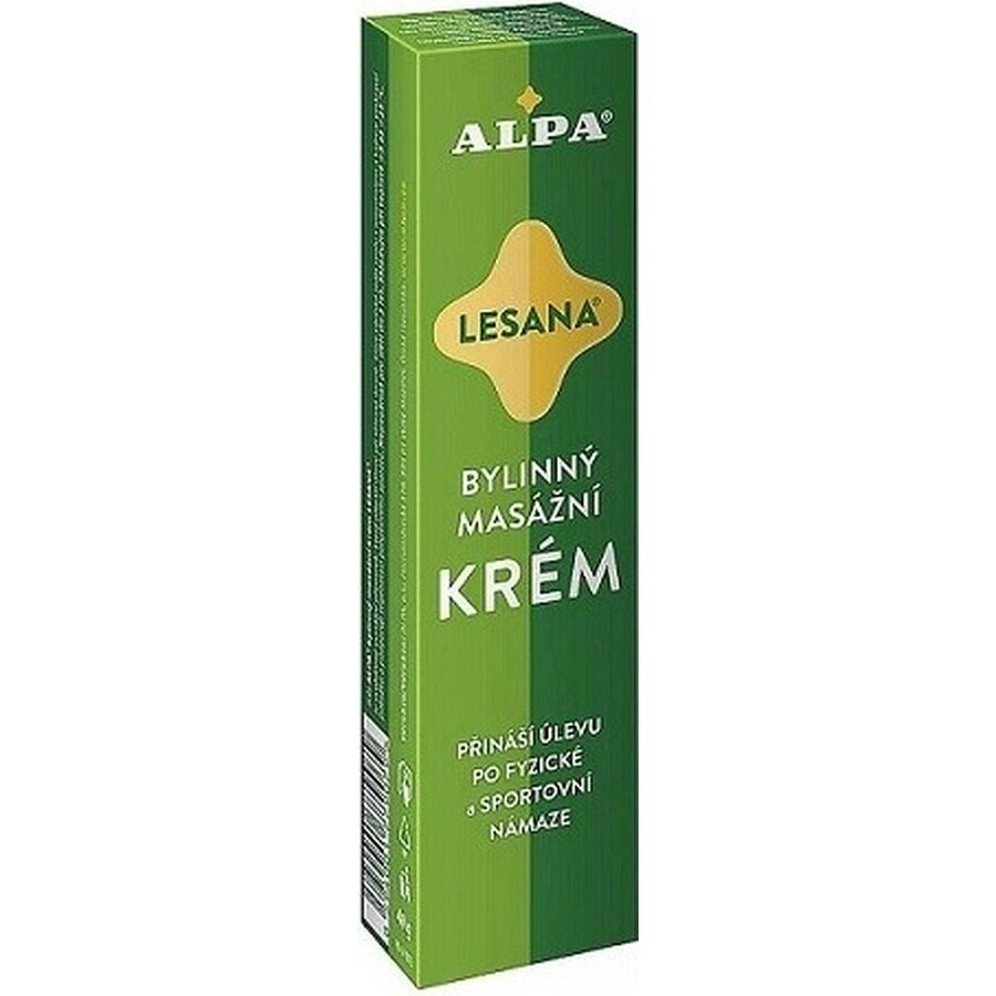 ALPA CREAM LESANA 1×40 g, kruidenmassage