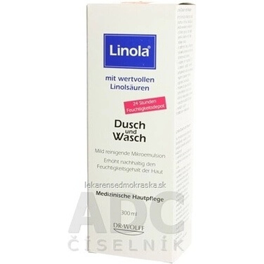 Linola Shower und Wasch 1×300 ml, gel emulsie