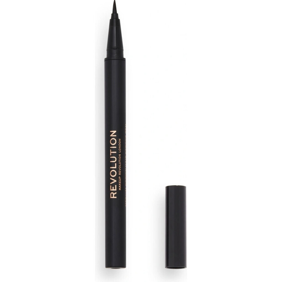 Revolution, Hair Stroke Brow Pen Dark Brown 1×0.50 ml, creion sprâncene