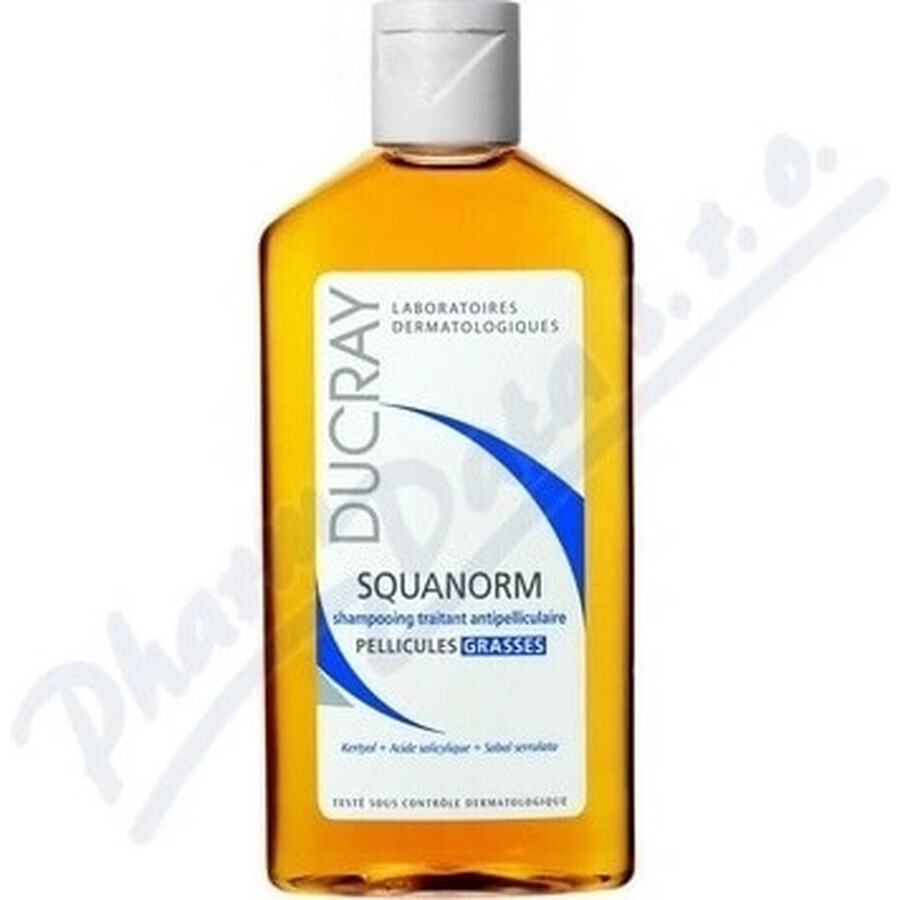 DUCRAY SQUANORM - PELLICULES SÉCHES 1×200 ml, champú contra la caspa seca