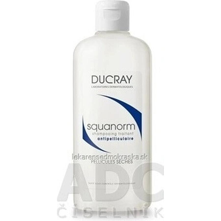 DUCRAY SQUANORM - PELLICULES SÉCHES 1×200 ml, champú contra la caspa seca