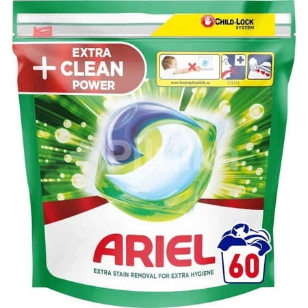 Ariel All-in-1 PODS All-in-1 PODS Extra Schoon, Wasgelcapsules, 60 Wasgelcapsules 1×60 stuks, Wasgelcapsules