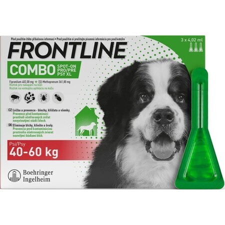 FRONTLINE COMBO spot-on pentru DOG XL 3 x 4.02 ml 3x4.02 ml