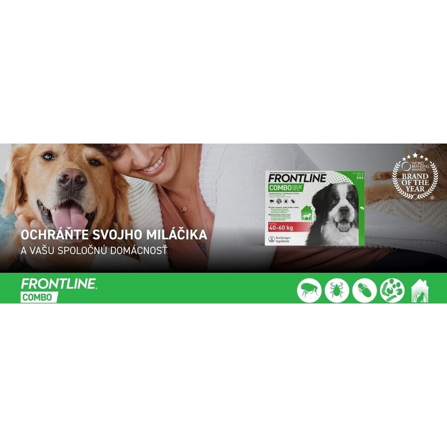 FRONTLINE COMBO spot-on pentru DOG XL 3 x 4.02 ml 3x4.02 ml