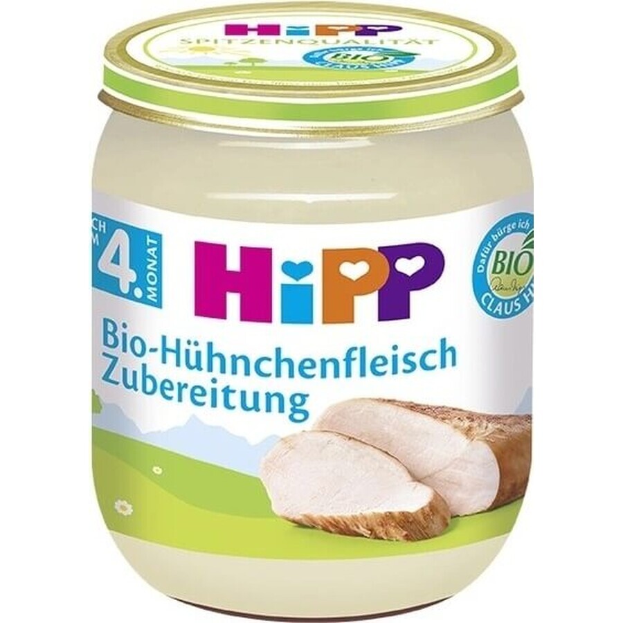 HiPP Biologische kalkoenpuree 1×125 g, vleeshapje voor kinderen