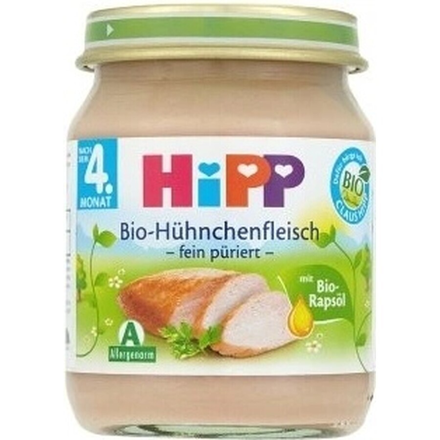 HiPP Biologische kalkoenpuree 1×125 g, vleeshapje voor kinderen