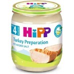 HiPP Biologische kalkoenpuree 1×125 g, vleeshapje voor kinderen