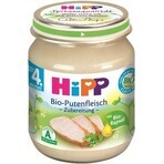 HiPP Biologische kalkoenpuree 1×125 g, vleeshapje voor kinderen