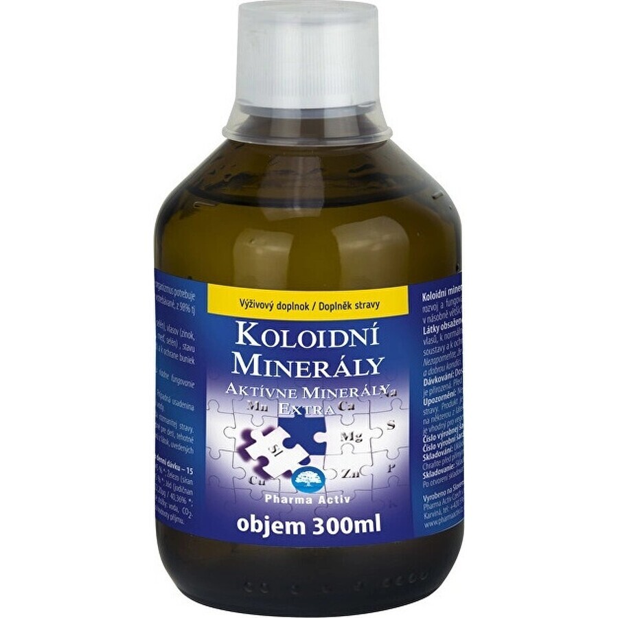 AURUM Minerales activos extra 1×300 ml, minerales coloidales