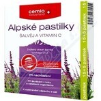 Cemio Alpine pastile SALVIA ȘI VITAMINA C 1×20 tbl, pastile pentru răceli