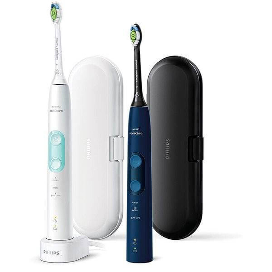 Philips Sonicare 5100 HX6851/34 1+1 1×1 set, sonic toothbrush 2 pcs