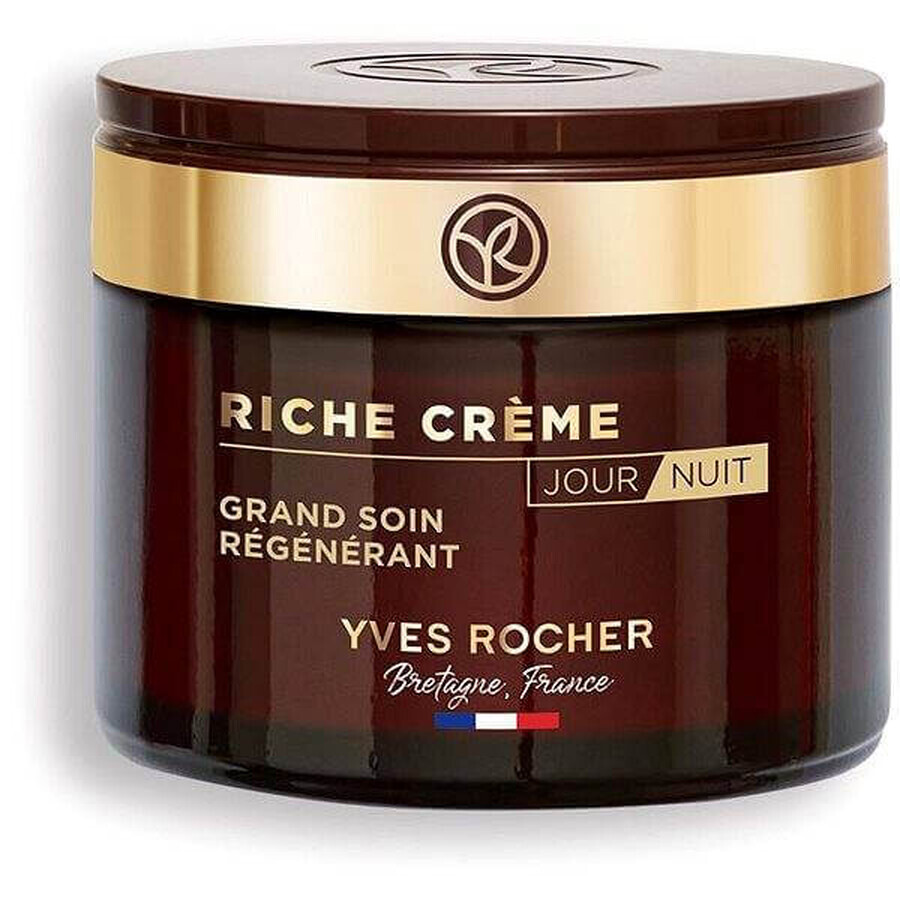 Yves Rocher RICHE CRÈME 1×75ml, crème pour peaux grasses à acnéiques