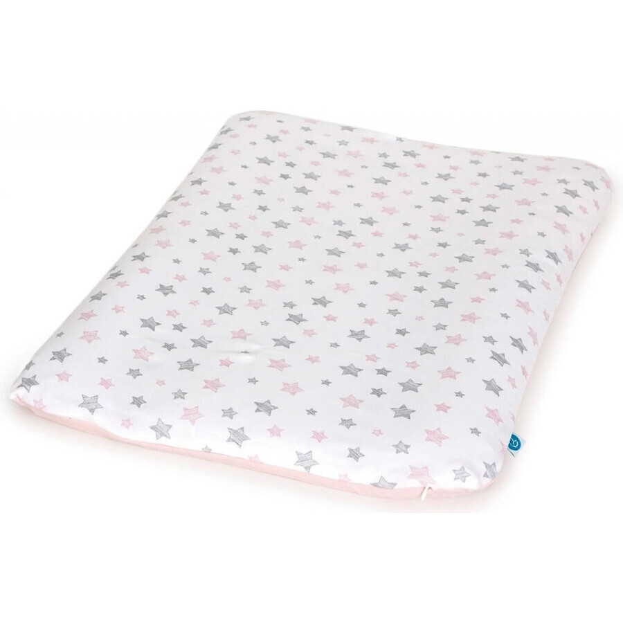 CEBA Changing mat cover 2 pcs Candy Pink+Bird World 1×2 pcs, with pattern