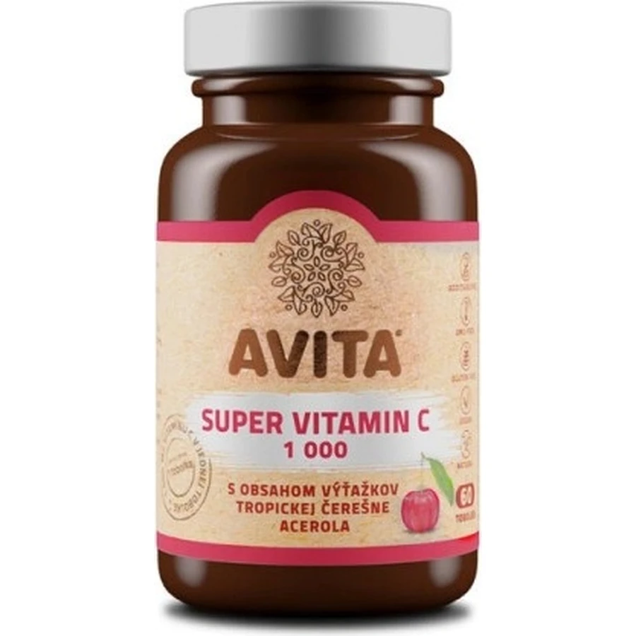 AVITA SUPER VITAMIN C 1000 mg 1×60 cps, food supplement