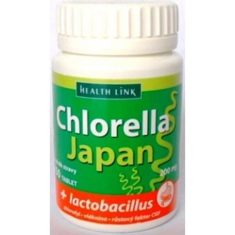 Health Link CHLORELLA JAPAN 1×250 tbl, Chlorella