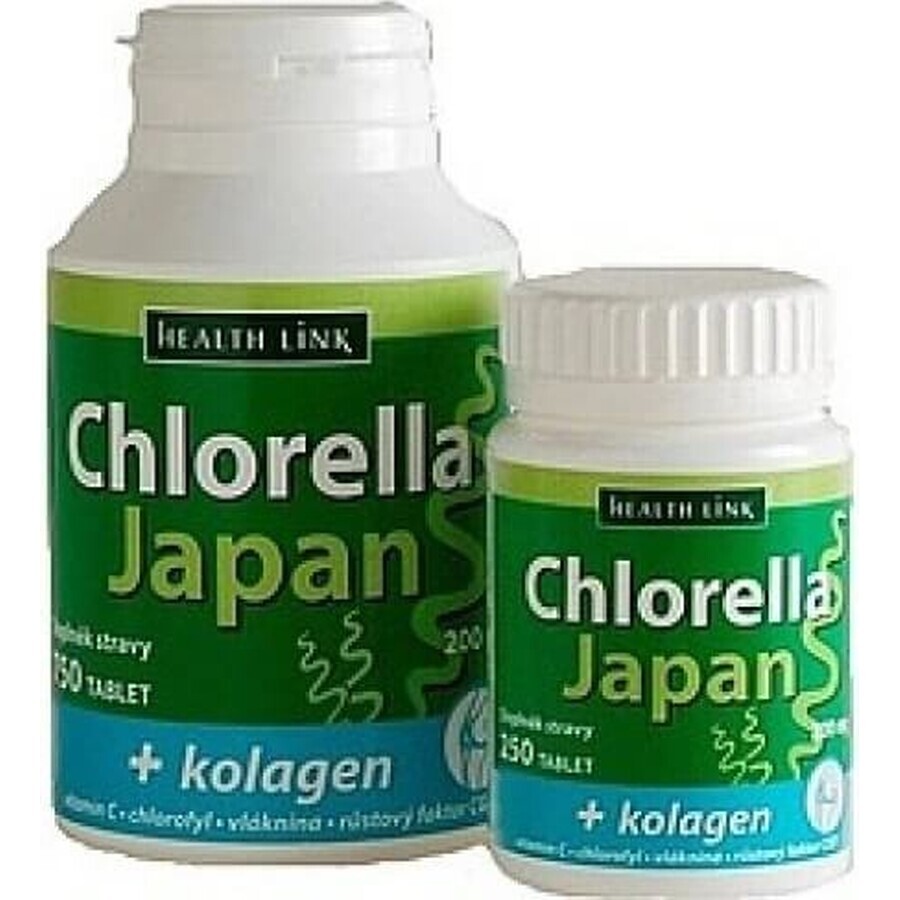 Health Link CHLORELLA JAPAN 1×250 tbl, Chlorella