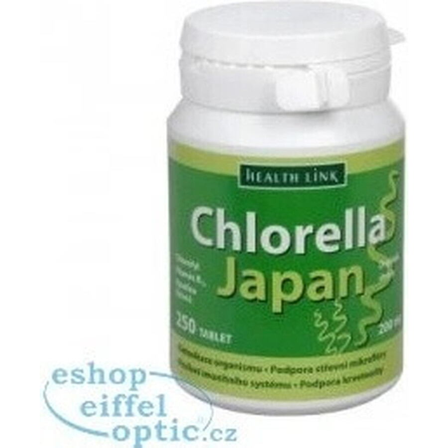 Health Link CHLORELLA JAPAN 1×250 tbl, Chlorella