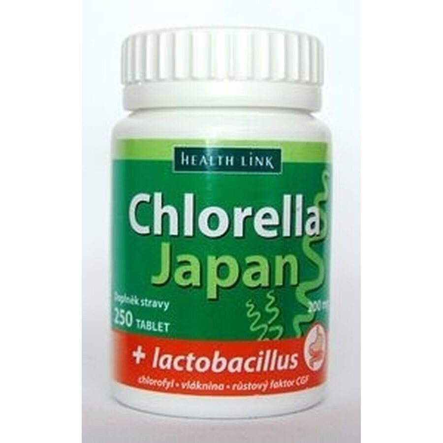 Health Link CHLORELLA JAPAN 1×250 tbl, Chlorella