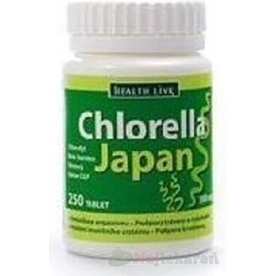 Health Link CHLORELLA JAPAN 1×250 tbl, Chlorella