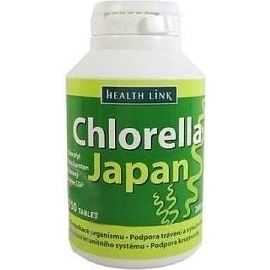 Health Link CHLORELLA JAPAN 1×250 tbl, Chlorella