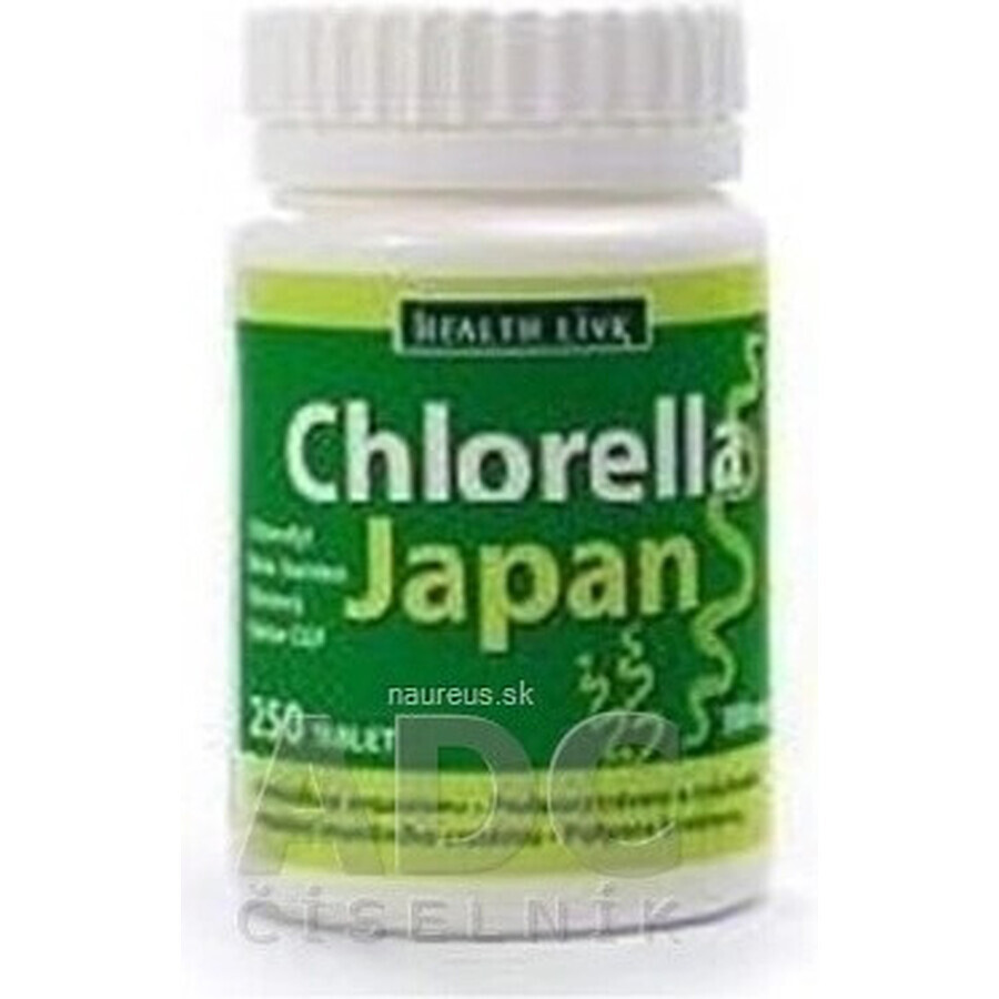 Health Link CHLORELLA JAPAN 1×250 tbl, Chlorella