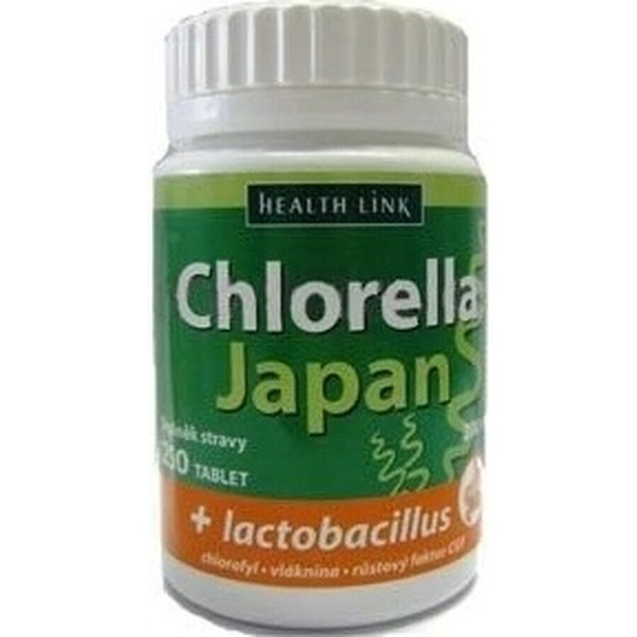 Health Link CHLORELLA JAPAN 1×250 tbl, Chlorella