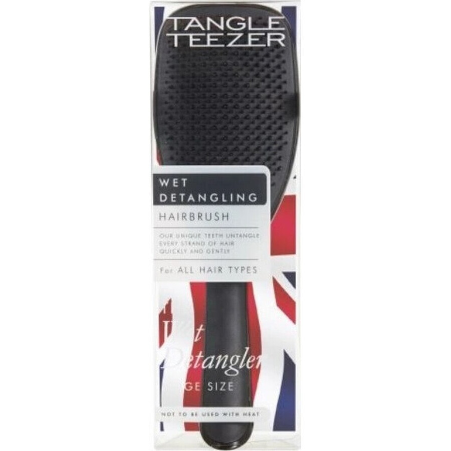 Tangle Teezer® Grote Natte Ontklitter Zwart Glans 1x1 stuk, haarborstel