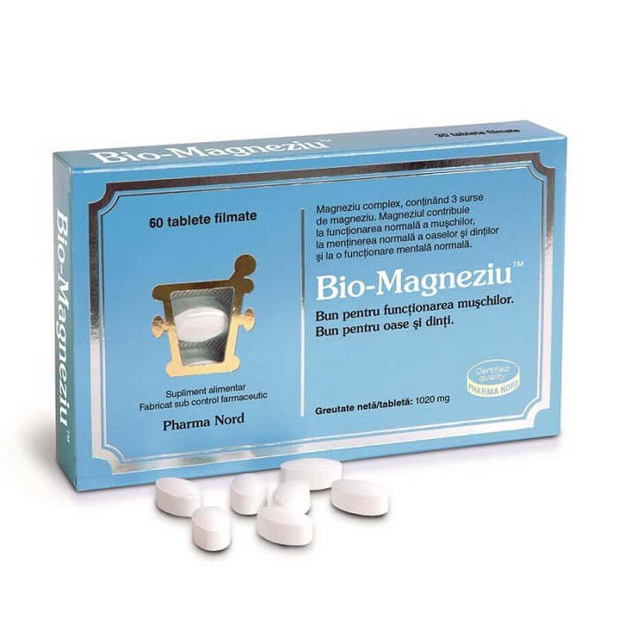 Bio-Magnesium, 60 tabletten, Pharma Nord