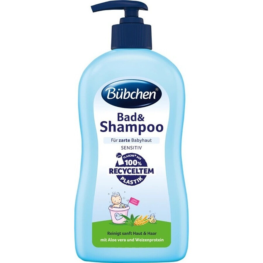 Bübchen Baño y champú para bebés 1×400 ml, baño y champú para bebés