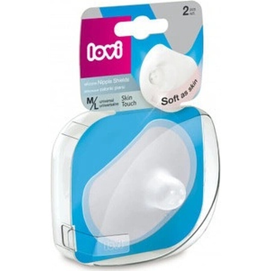 LOVI Nipple protectors 1×2 pcs, size. M/L, silicone