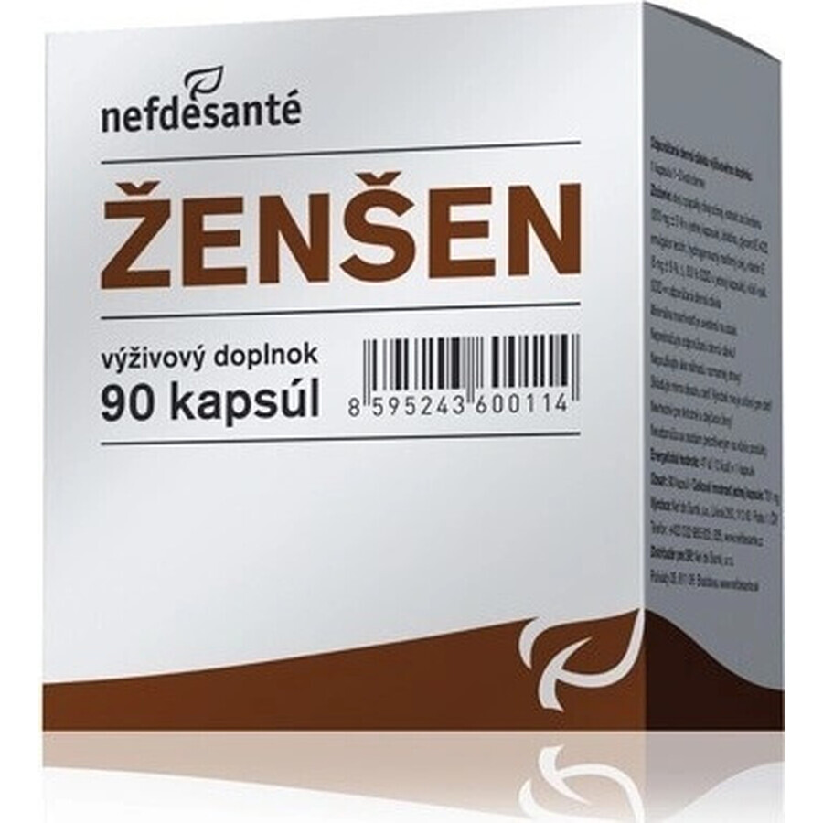 nefdesanté ŽENŠEN 200 mg 6×10 cps, voedingssupplement