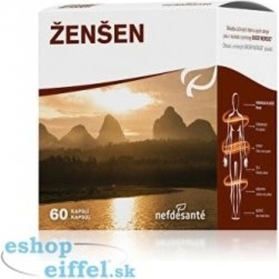 nefdesanté ŽENŠEN 200 mg 6×10 cps, voedingssupplement