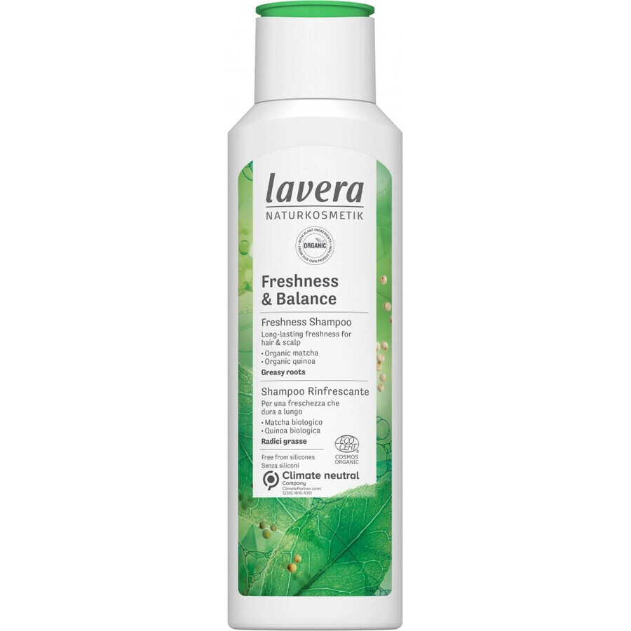 lavera frisheid & balans shampoo 1×250 ml, shampoo