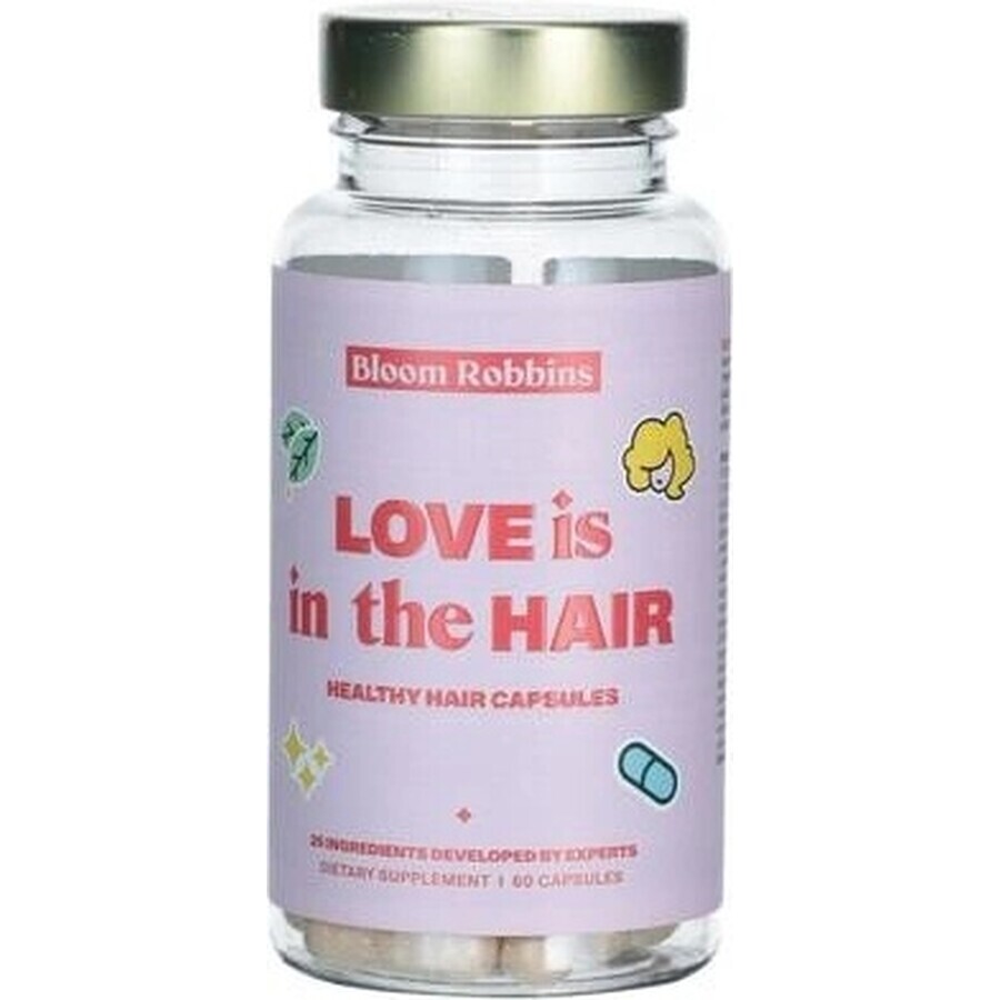 LOVE is in the HAIR - Capsules voor gezond haar 1×60 stuks, voedingssupplement