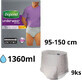 DEPEND SUPER L/XL voor heren 1x9 stuks, elastische slip, heupomvang 95-150 cm