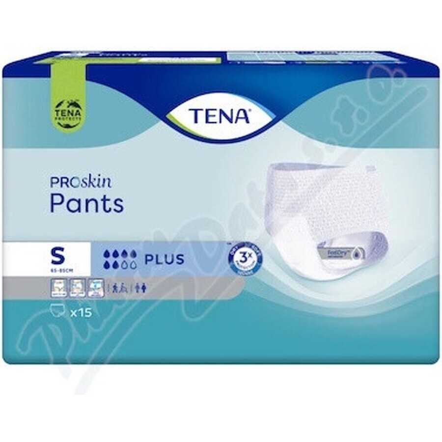 TENA Pants Plus S 1×15 buc, chiloți absorbanți