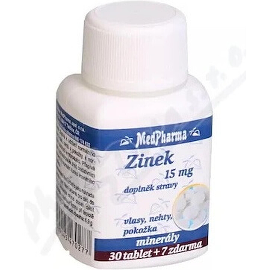 MedPharma ZINOC 15 mg 1×37 tbl, zinc