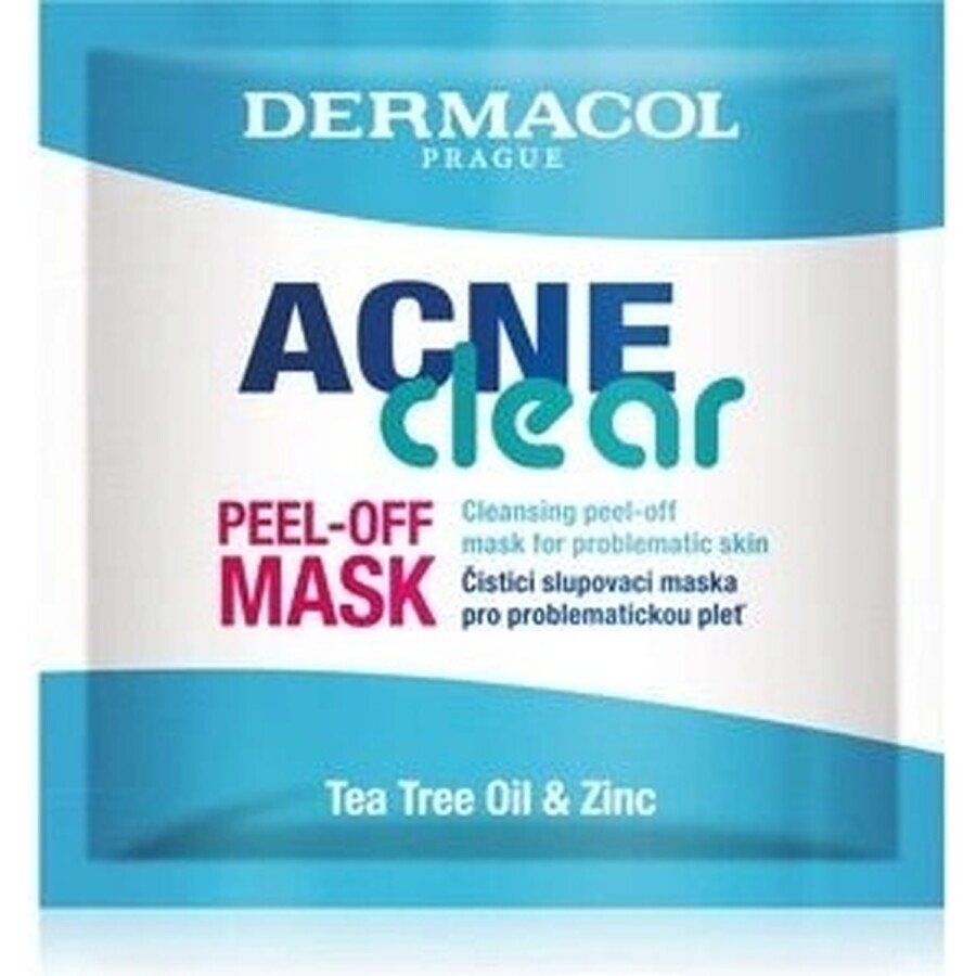 Dermacol Acneclear Cleansing Peeling Mask 1×8 ml, masque nettoyant