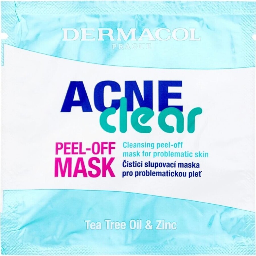 Dermacol Acneclear Cleansing Peeling Mask 1×8 ml, masque nettoyant