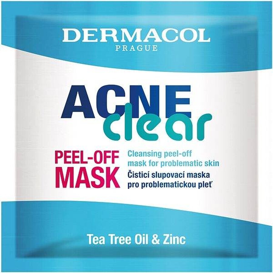 Dermacol Acneclear Cleansing Peeling Mask 1×8 ml, masque nettoyant