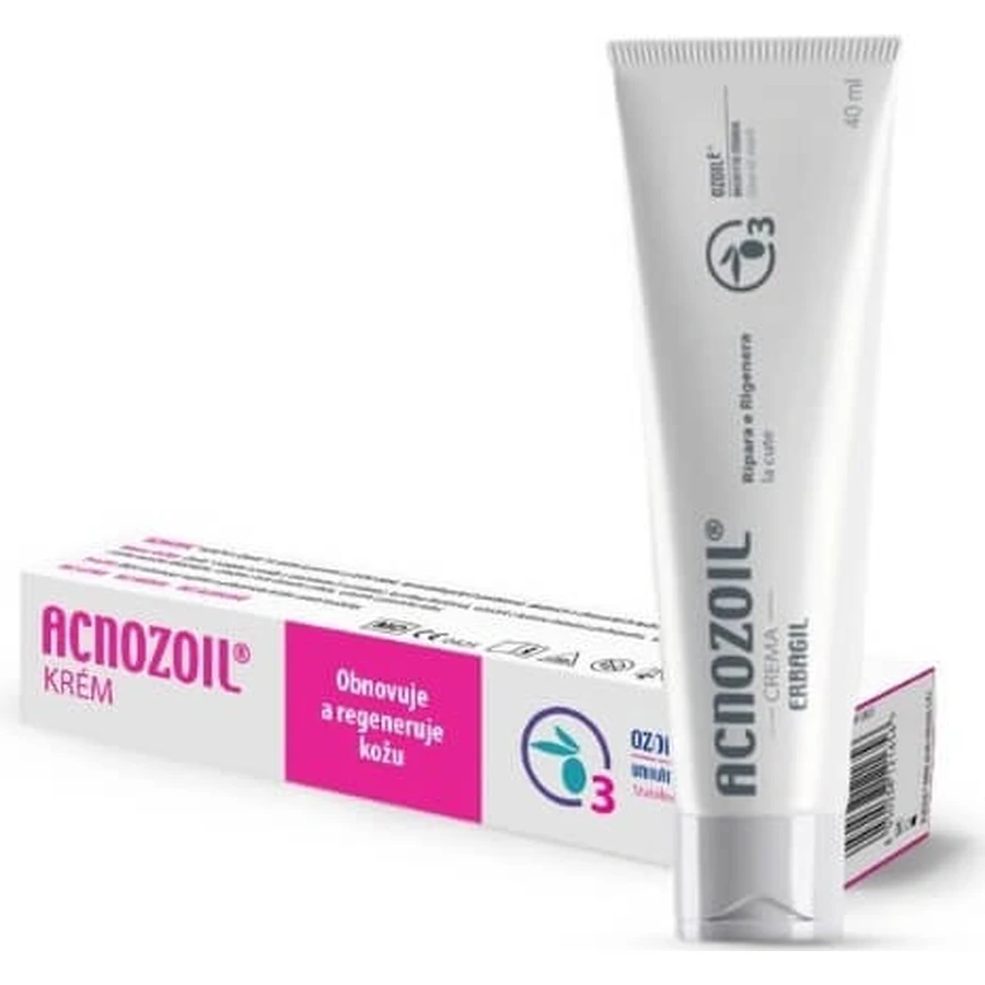 Ozonides ACNOZOIL crema acneica 1×40 ml, crema acneica