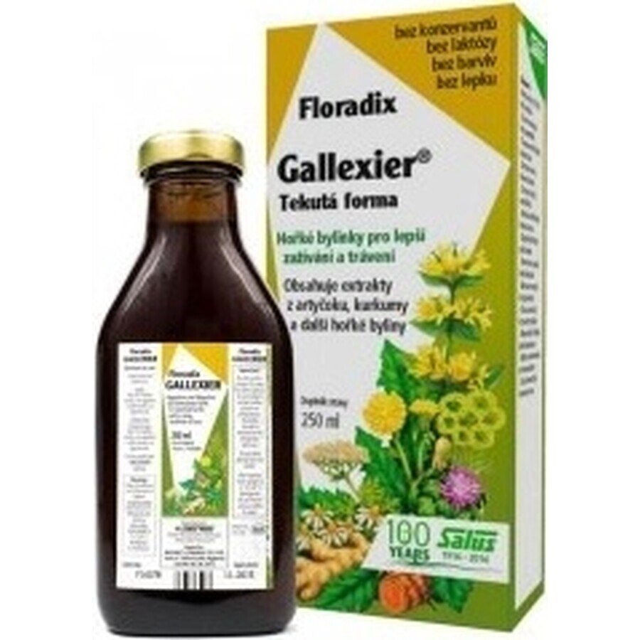 SALUS Floradix Gallexier 1×250 ml, vloeibare vorm