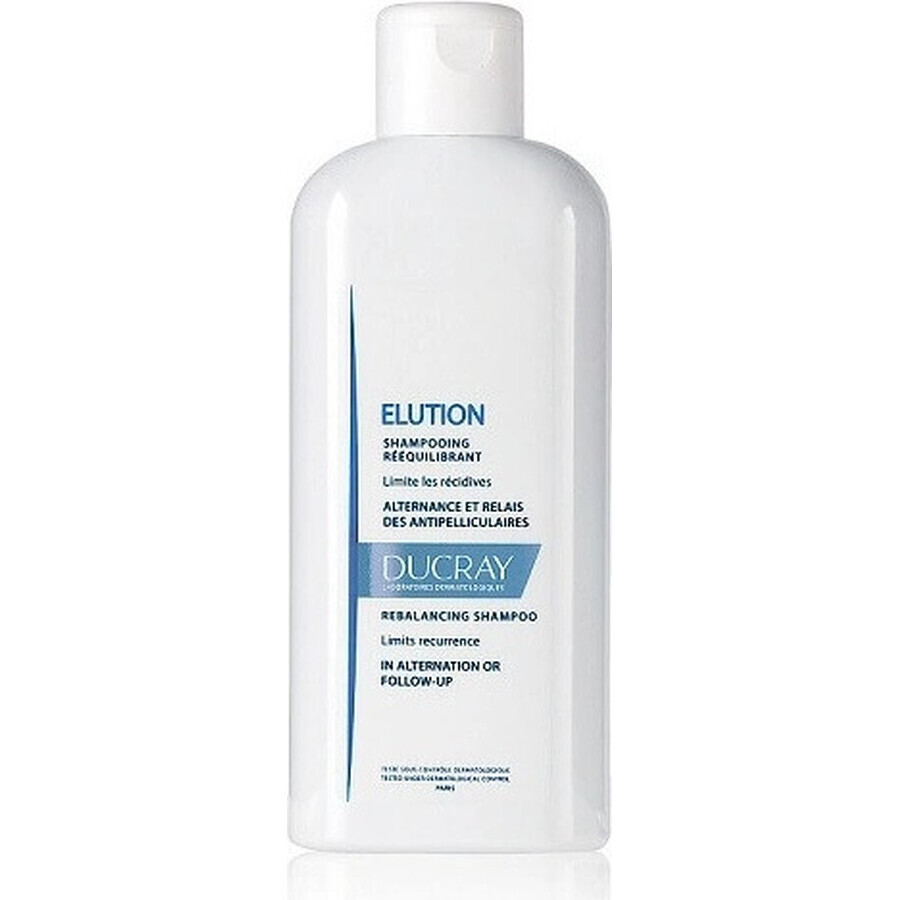 DUCRAY Elution Scalp Rebalancing Shampoo 1×200 ml, Șampon de reechilibrare a scalpului