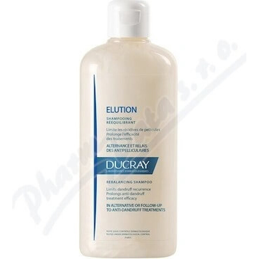 DUCRAY Elution Scalp Rebalancing Shampoo 1×200 ml, Șampon de reechilibrare a scalpului