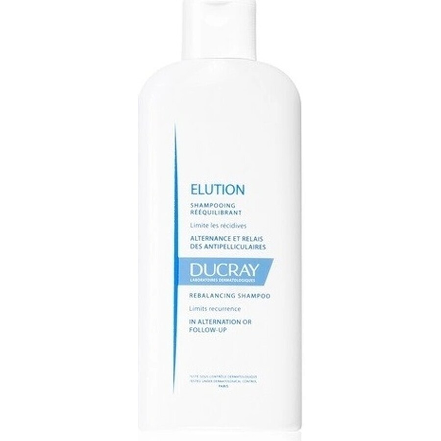 DUCRAY Elution Scalp Rebalancing Shampoo 1×200 ml, Șampon de reechilibrare a scalpului