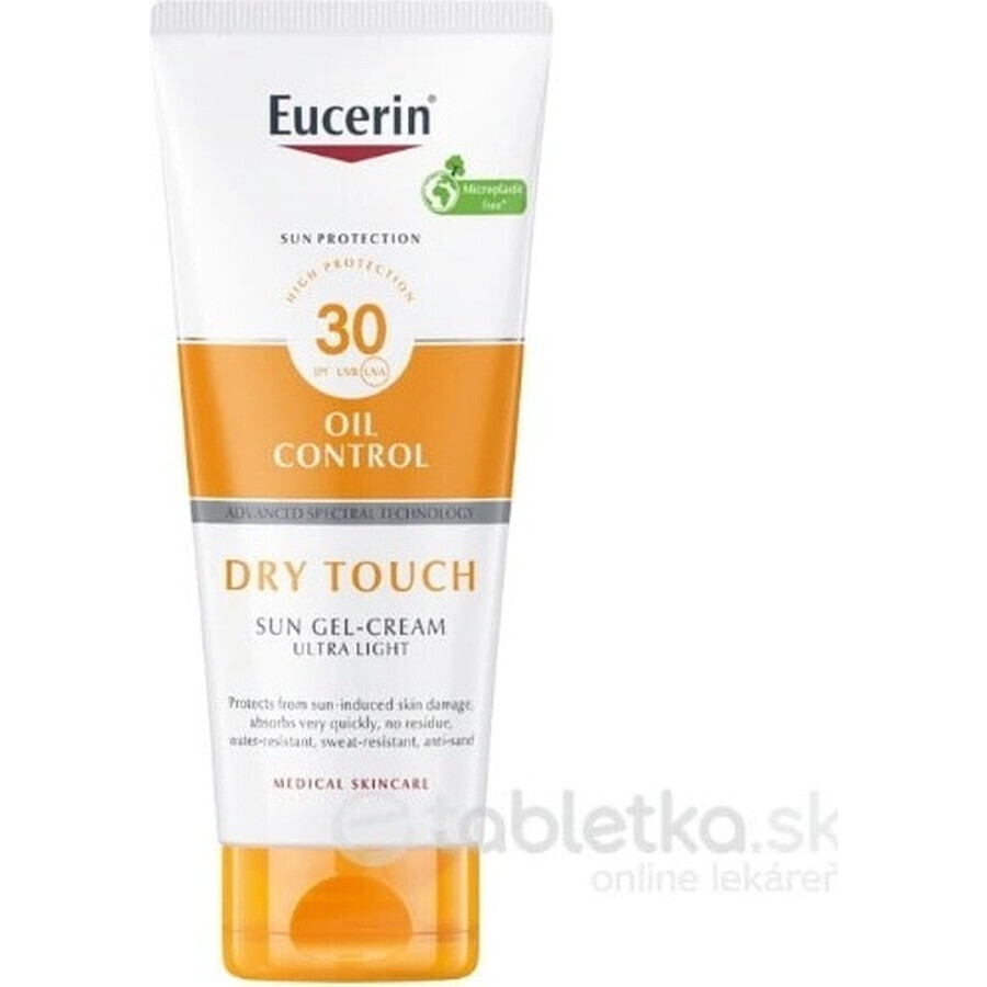 Eucerin SUN OIL CONTROL DRY TOUCH SPF 30 1×200 ml, gel-cremă de protecție solară