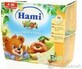 Hami fruitvoeding 100% fruit Appels en bananen 4&#215;100 g, eerste lepel (vanaf einde 4e maand)